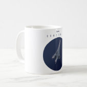 Vlieg met de Concorde Reisposter Koffiemok (Voorkant links)