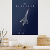 Vlieg met de Concorde Reisposter Poster (Keuken)