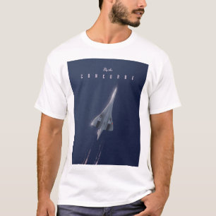 Vlieg met de Concorde Reisposter T-shirt