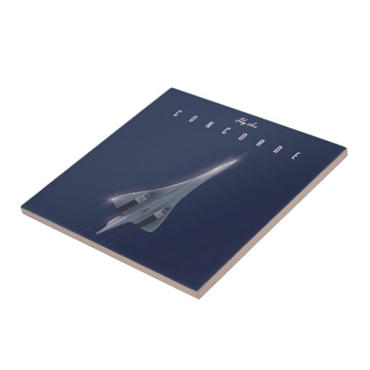 Vlieg met de Concorde Reisposter Tegeltje (Zijkant)