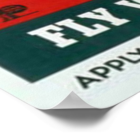 Vlieg met de mariniers poster (Hoek)