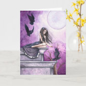 "Vlieg met me" Wenskaart Kaart (Gele Bloem)