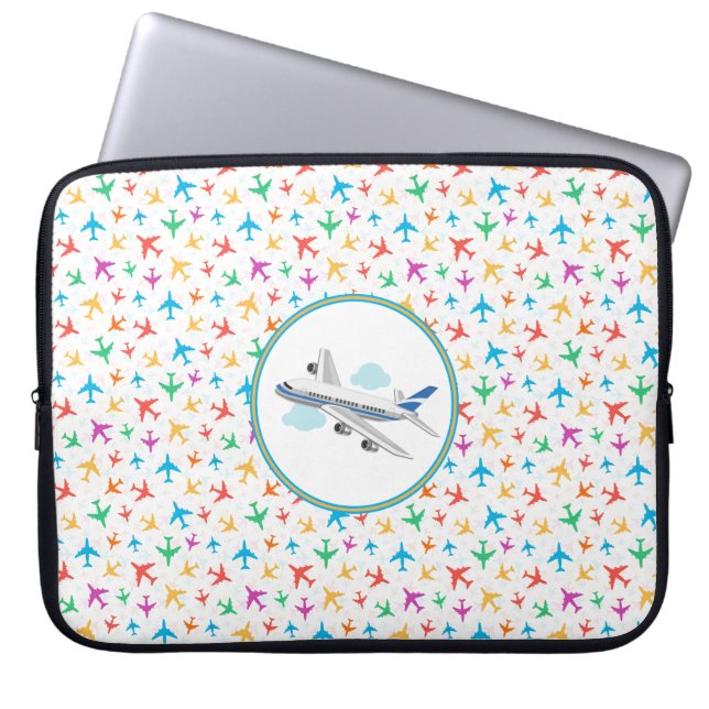 Vlieg met mij laptop sleeve (Voorkant)