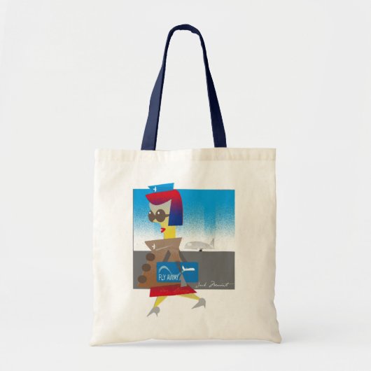 Vlieg met mij tote bag (Voorkant)