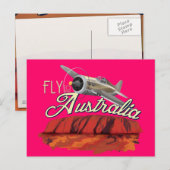 Vlieg naar Australië Briefkaart (Voorkant / Achterkant)