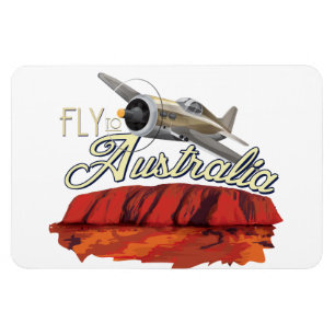 Vlieg naar Australië Magneet