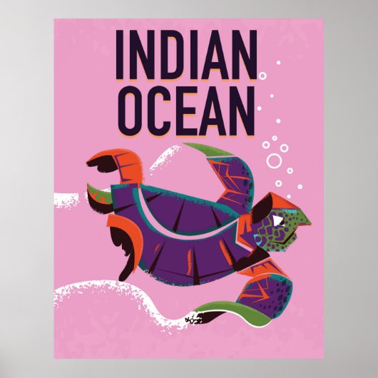 Vlieg naar Australië Vintage reisposter Poster (Voorkant)