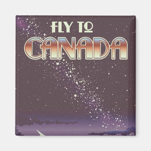 Vlieg naar Canada Magneet (Voorkant)