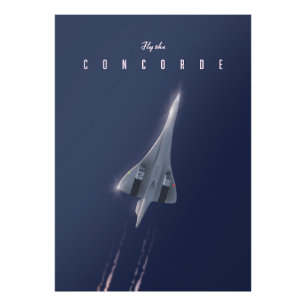Vlieg naar de Concorde Travel poster