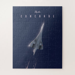 Vlieg naar de Concorde Travel poster Legpuzzel