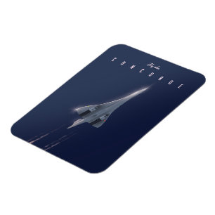 Vlieg naar de Concorde Travel poster Magneet