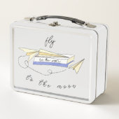 Vlieg naar de Maan Metal Lunchbox (Voorkant)