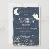 Vlieg naar de Moon Soulmate Ghosts Wedding Kaart (Voorkant)