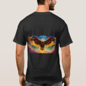 Vlieg naar de overwinning: Dynamic Crystal Eagle E T-shirt (Achterkant)