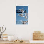 vlieg naar het licht poster (Keuken)