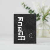 Vlieg naar het Moon Briefkaart (Staand voorkant)