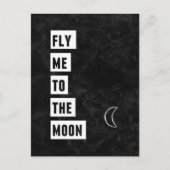 Vlieg naar het Moon Briefkaart (Voorkant)