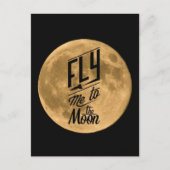 Vlieg naar het Moon Briefkaart (Voorkant)