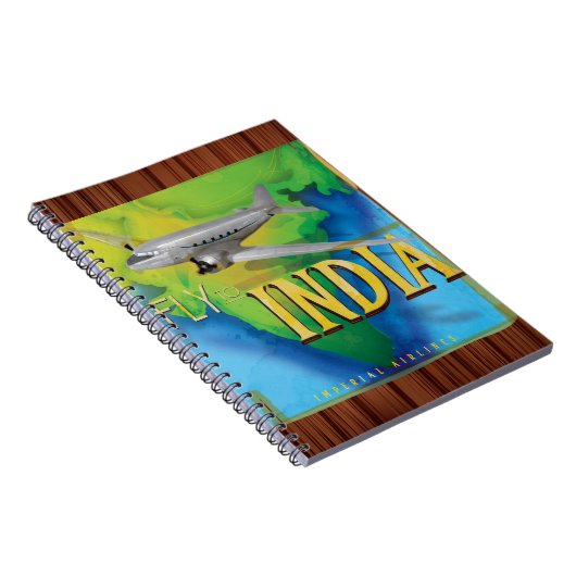 Vlieg naar India Notitieboek (Rechterzijde)