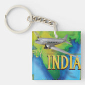 Vlieg naar India Sleutelhanger (Voorkant)