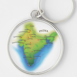 Vlieg naar India Sleutelhanger