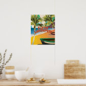 Vlieg naar Lanzarote Vintage Poster (Keuken)