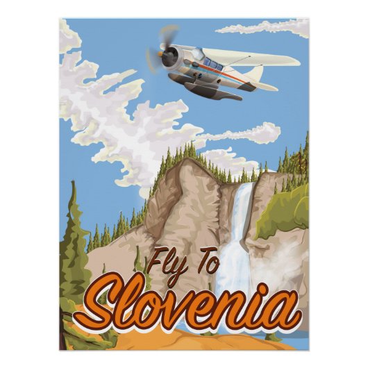 Vlieg naar Slovenië Perfect Poster (Voorkant)