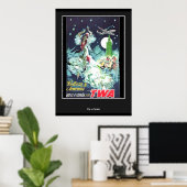 Vlieg naar Spanje vintage Retro Print (Thuiskantoor)