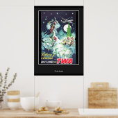 Vlieg naar Spanje vintage Retro Print (Keuken)