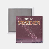 Vlieg naar Zweden Magneet (Voorkant / Achterkant)