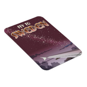 Vlieg naar Zweden Magneet