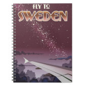 Vlieg naar Zweden Notitieboek (Voorkant)
