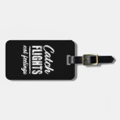 Vlieg niet op een grappig bagagelabel (Voorkant horizontaal)