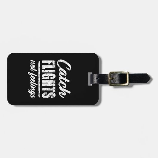 Vlieg niet op een grappig bagagelabel (Voorkant horizontaal)