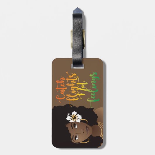 Vlieg niet-vleugelvliegtuigen, ventilator in haar  bagagelabel (Achterkant verticaal)