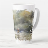 Vlieg noodlijdend latte mok (Rechterhoek)