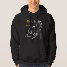 Vlieg Onbevreesd - Majestueuze Adelaar Kunst Hoodie