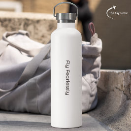 Vlieg onbevreesd versterkt Inspirerend minimalisti Waterfles