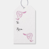 Vlieg op vleugels van de liefde cadeaulabel (Voorkant)