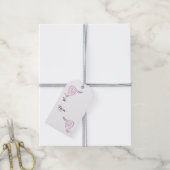 Vlieg op vleugels van de liefde cadeaulabel (Met Touw)