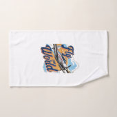 Vlieg over de wereld bad handdoek (Handdoek)