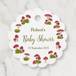 Vlieg Paddenstoelen Goblincore Tuin Baby Shower ca Bedankjes Labels