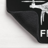 Vlieg rond en ontdek de grappige drone-piloot muismat (Hoek)