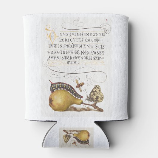 Vlieg, rups, peer en duizendpoot vanaf Mira Blikjeskoeler (Achterkant)