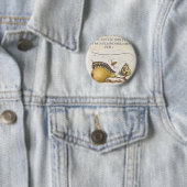 Vlieg, rups, peer en duizendpoot vanaf Mira Ronde Button 5,7 Cm (In situ)