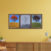 Vlieg snel de Triptych Canvas van Jaren (Insitu (Woonkamer))
