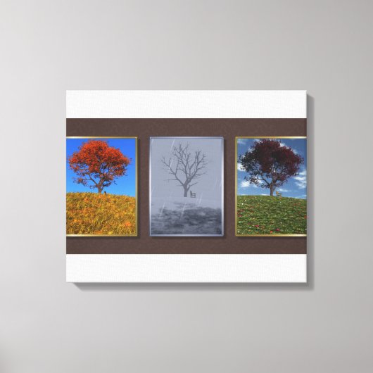 Vlieg snel de Triptych Canvas van Jaren Afdruk (Voorkant)