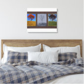 Vlieg snel de Triptych Canvas van Jaren Afdruk (Insitu (Slaapkamer))
