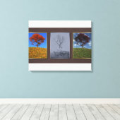 Vlieg snel de Triptych Canvas van Jaren Afdruk (Insitu (Houten vloer))