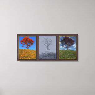 Vlieg snel de Triptych Canvas van Jaren Afdruk